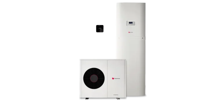 Aerotermia Saunier Duval Genia Air Max con unidad exterior monobloc